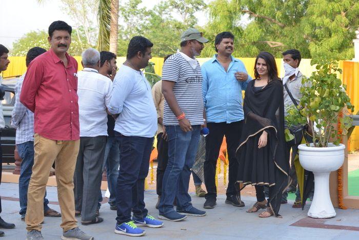 Celebs at Balakrishnudu Movie Sets Locations Photos