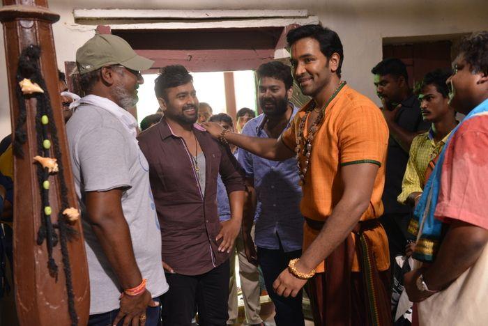 Celebs at Balakrishnudu Movie Sets Locations Photos