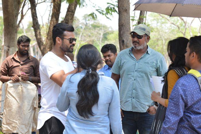 Celebs at Balakrishnudu Movie Sets Locations Photos