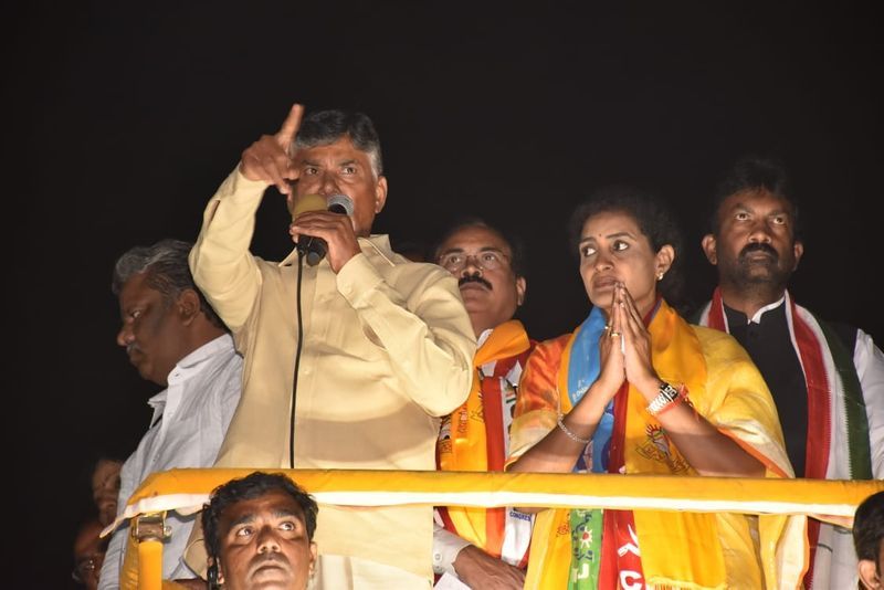 Chandrababu Naidu Road Show Photos