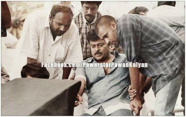 Chiranjeevi and Pawan Kalyan Rare Photos