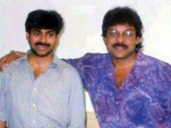 Chiranjeevi and Pawan Kalyan Rare Photos