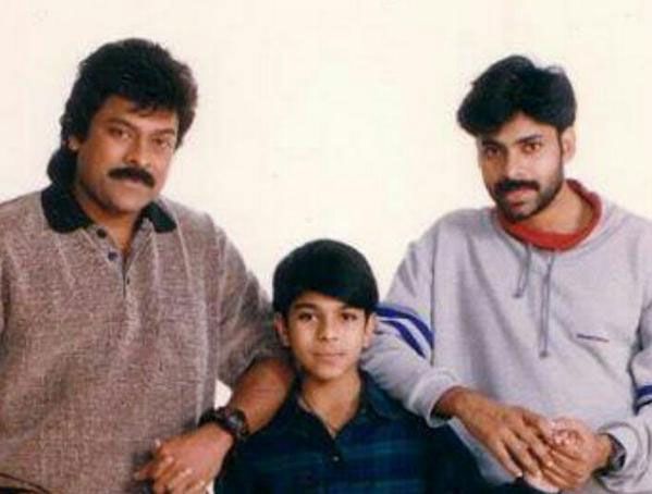 Chiranjeevi and Pawan Kalyan Rare Photos