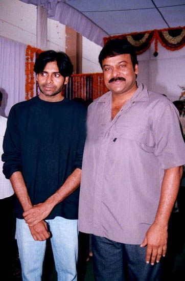 Chiranjeevi and Pawan Kalyan Rare Photos