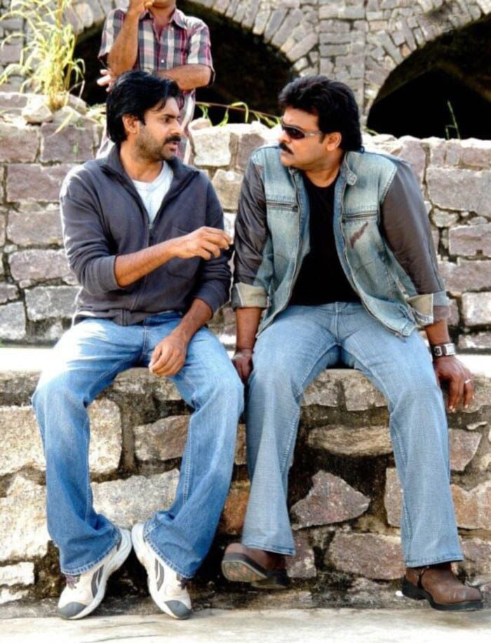 Chiranjeevi and Pawan Kalyan Rare Photos