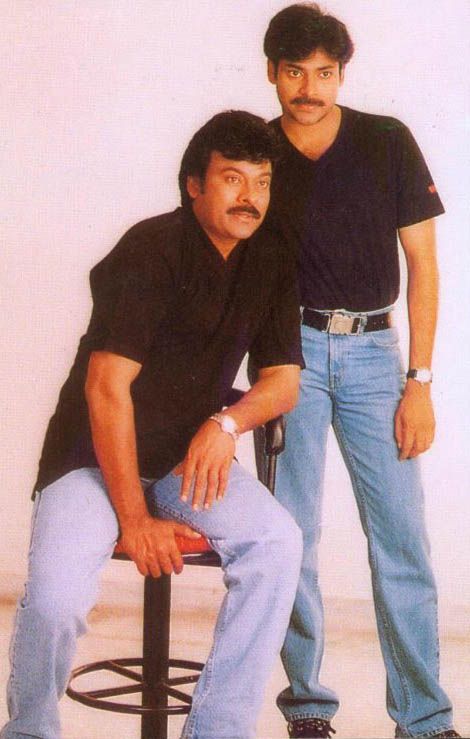 Chiranjeevi and Pawan Kalyan Rare Photos