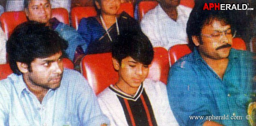 Chiranjeevi with Ramcharan Unseen Collection