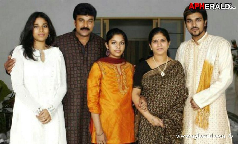 Chiranjeevi with Ramcharan Unseen Collection