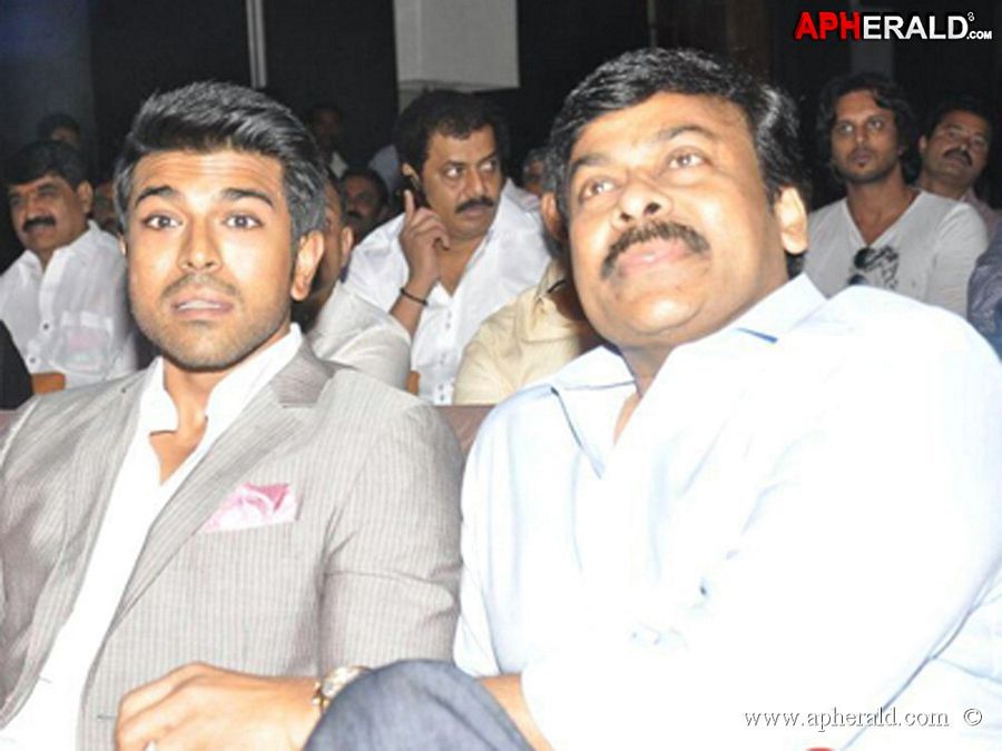 Chiranjeevi with Ramcharan Unseen Collection