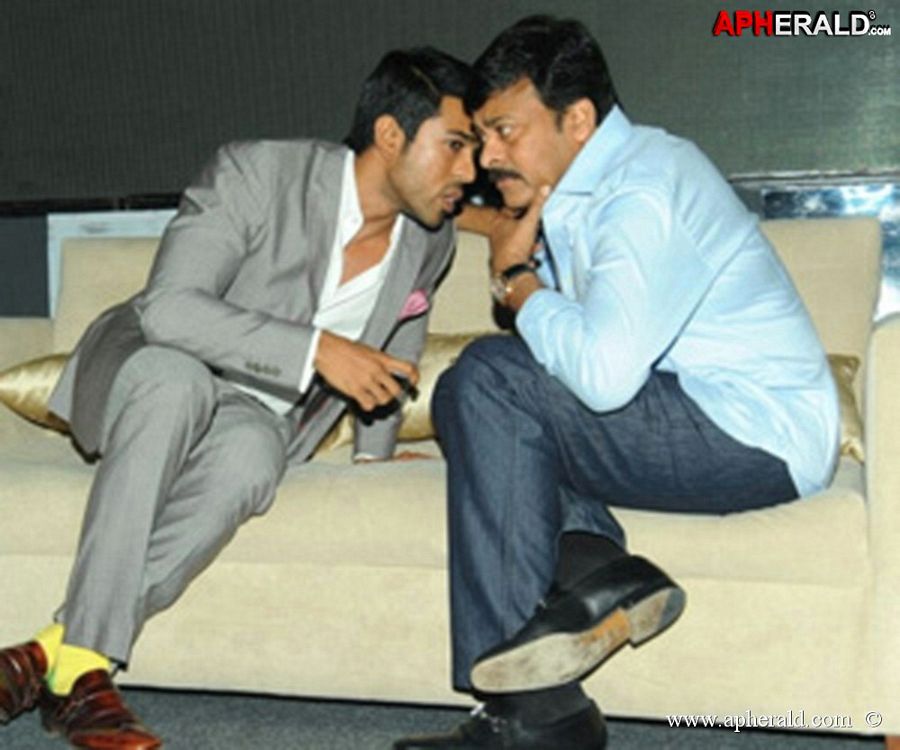 Chiranjeevi with Ramcharan Unseen Collection