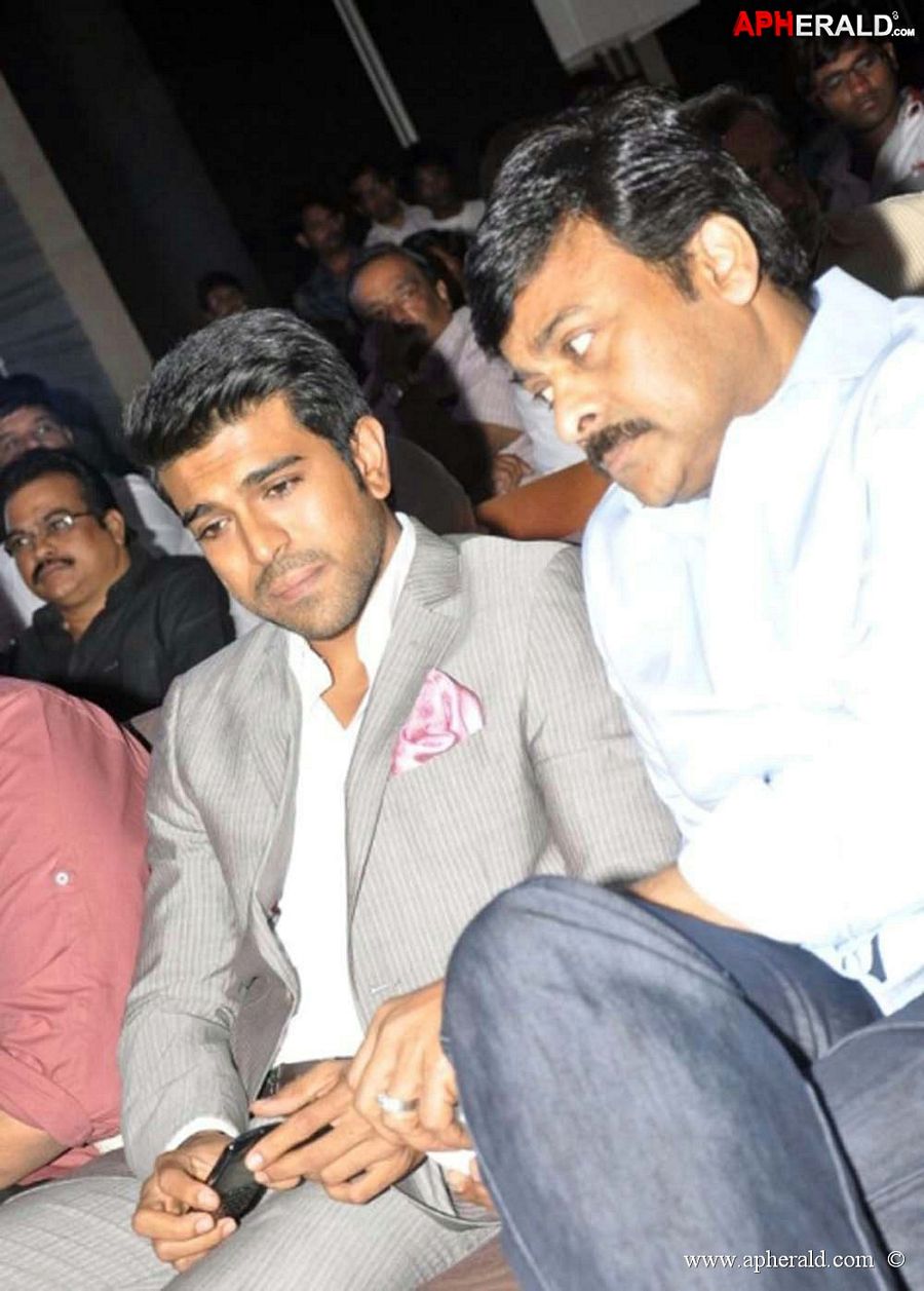 Chiranjeevi with Ramcharan Unseen Collection