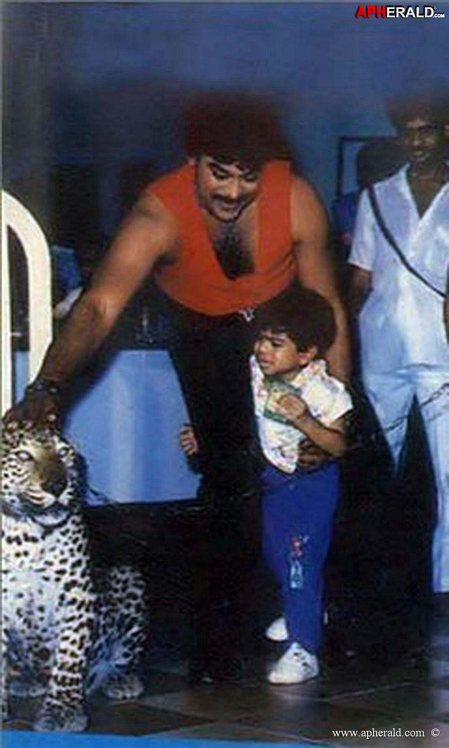Chiranjeevi with Ramcharan Unseen Collection