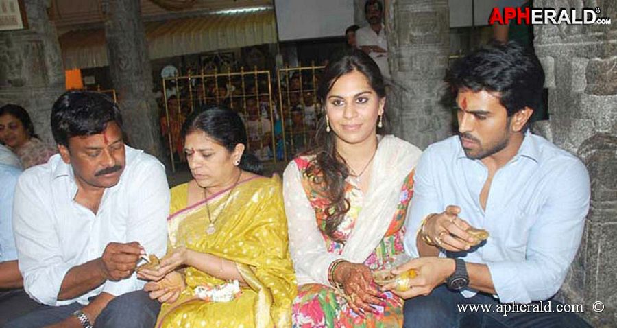 Chiranjeevi with Ramcharan Unseen Collection