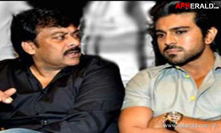 Chiranjeevi with Ramcharan Unseen Collection