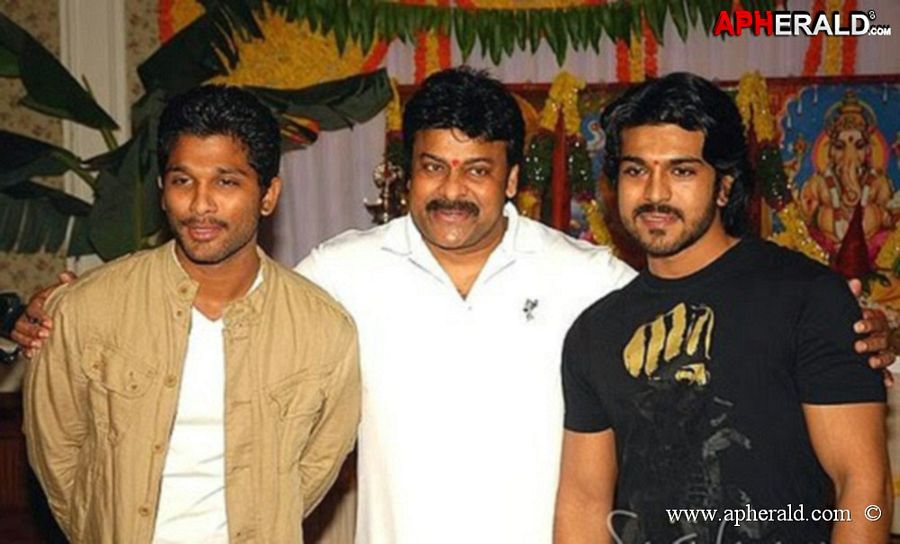 Chiranjeevi with Ramcharan Unseen Collection