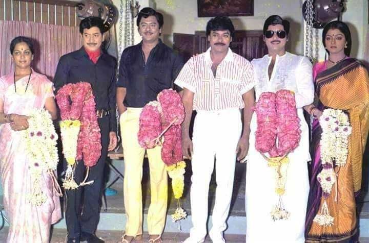 Chranjeevi and Vijaya Bapineedu Rare Pics 