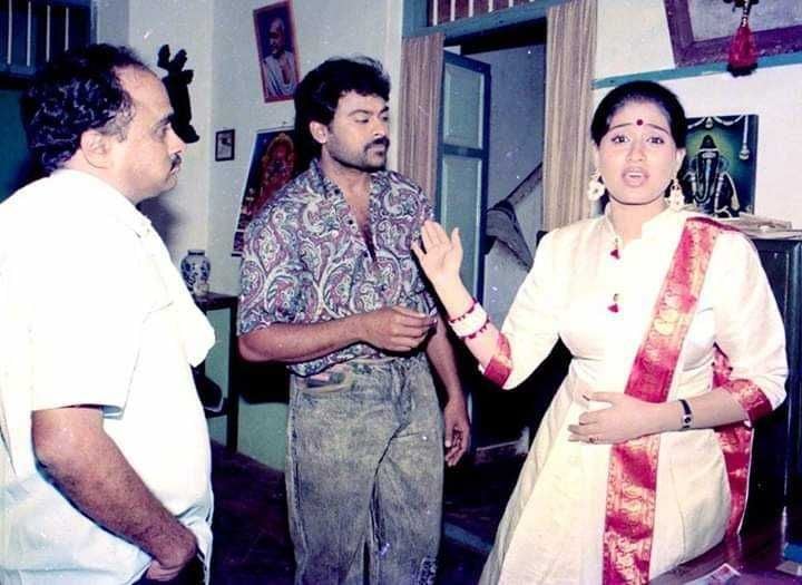 Chranjeevi and Vijaya Bapineedu Rare Pics 