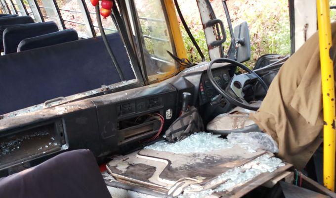 City Public School Bus Accident In Yarada Photos