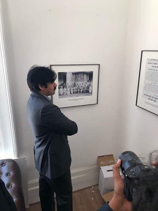 Clicks of Powerstar Pawan Kalyan IEBF Award in London Photos