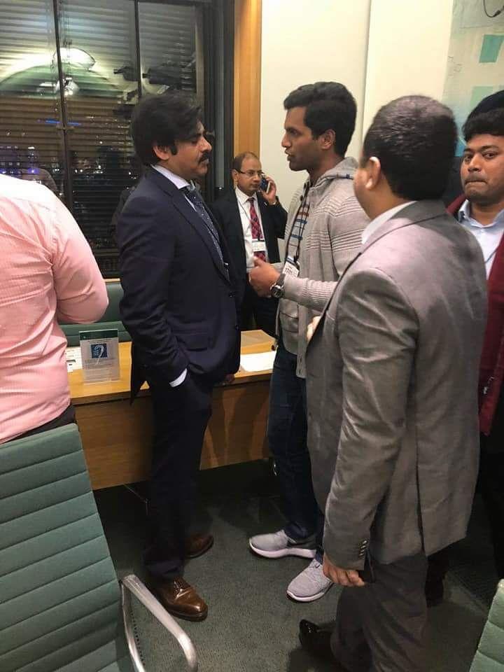 Clicks of Powerstar Pawan Kalyan IEBF Award in London Photos