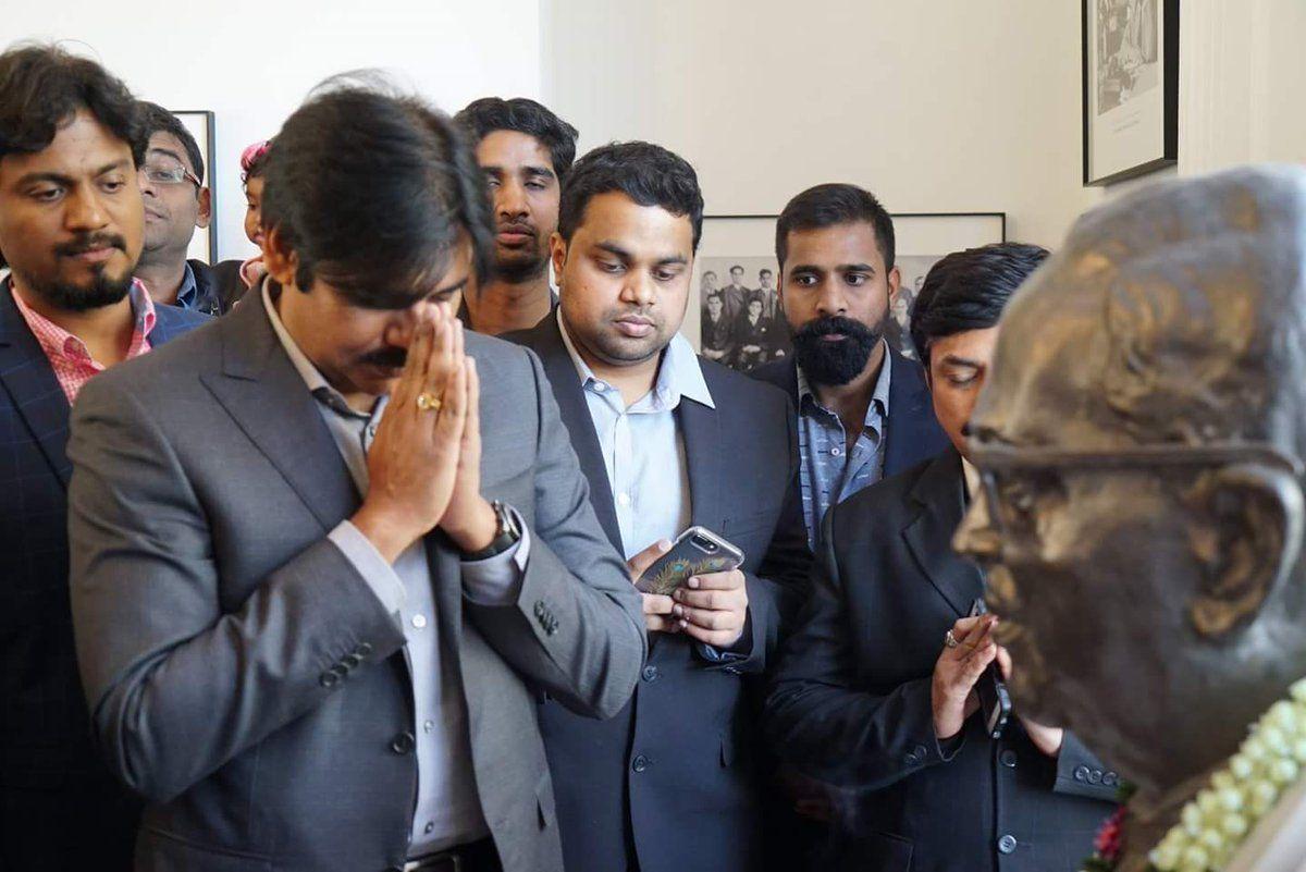 Clicks of Powerstar Pawan Kalyan IEBF Award in London Photos