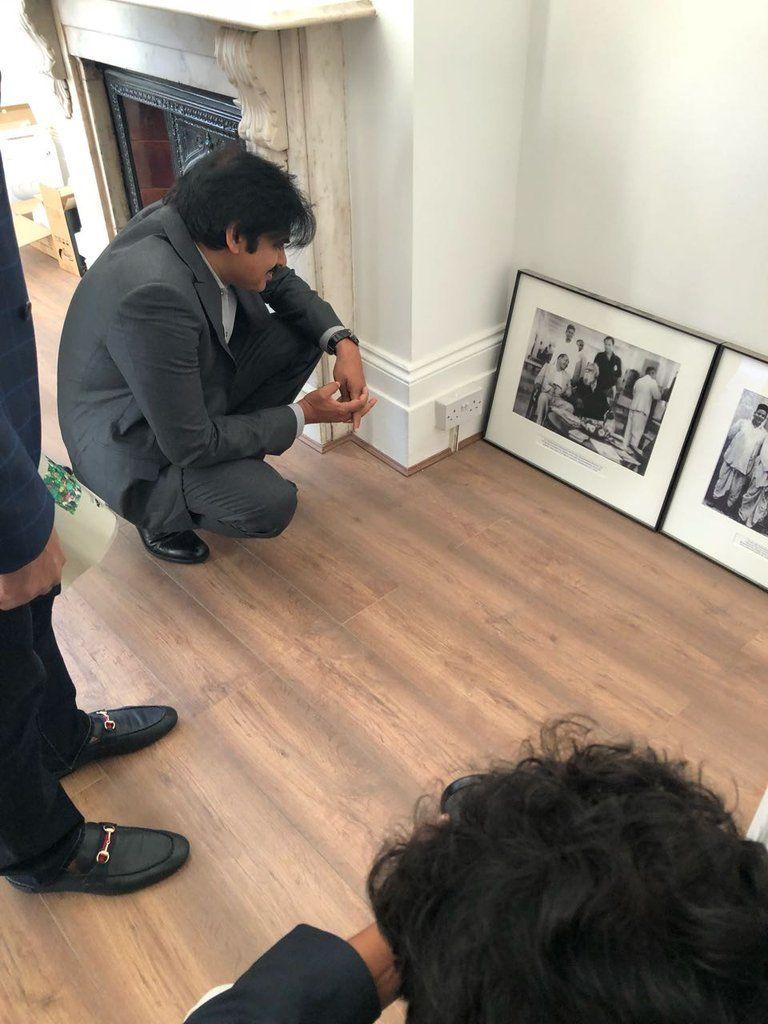 Clicks of Powerstar Pawan Kalyan IEBF Award in London Photos