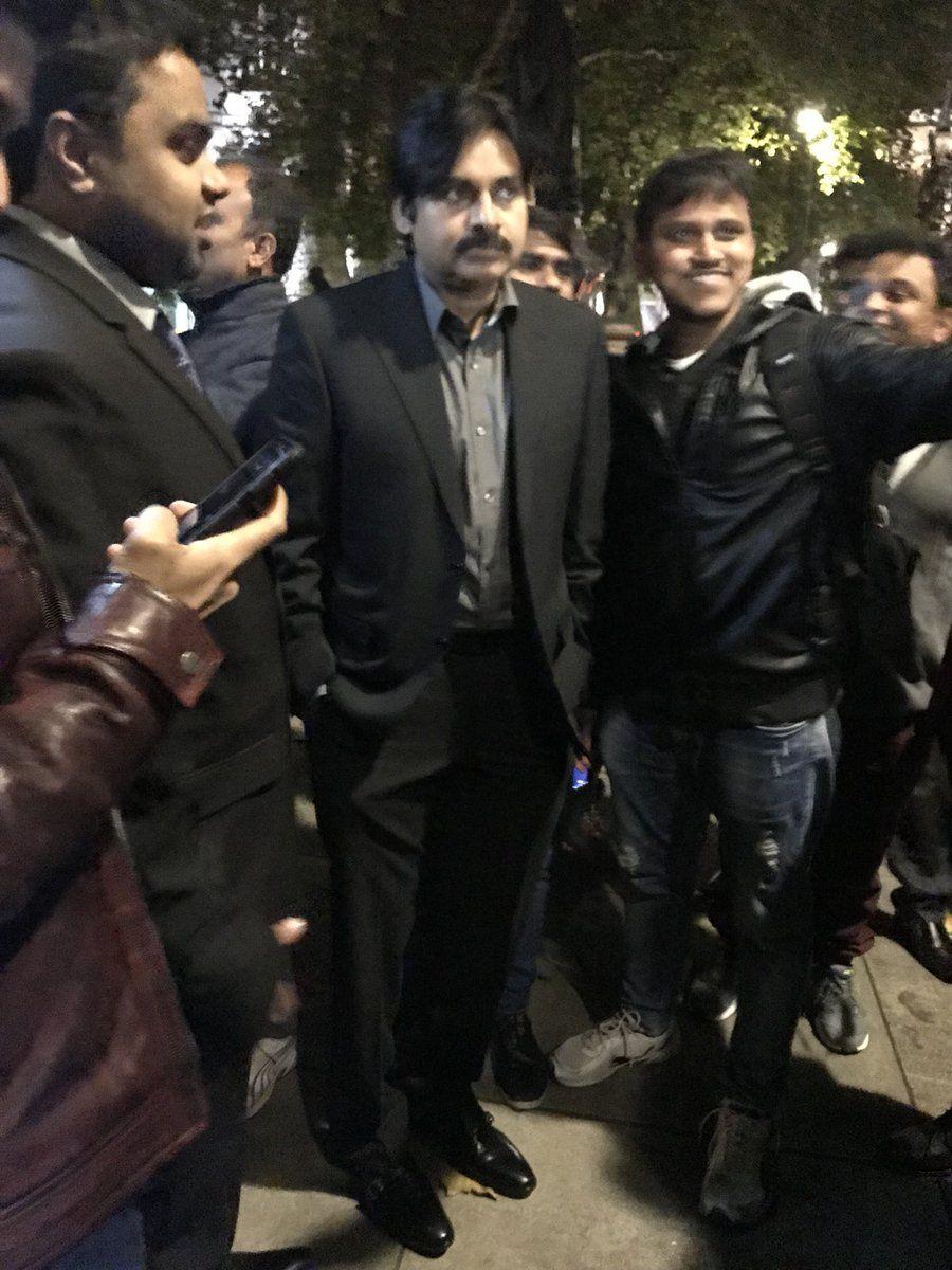 Clicks of Powerstar Pawan Kalyan IEBF Award in London Photos