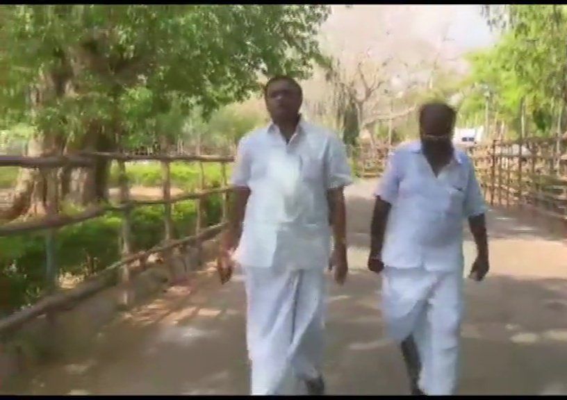 Congress leader Karti Chidambaram leading from Sivagangai