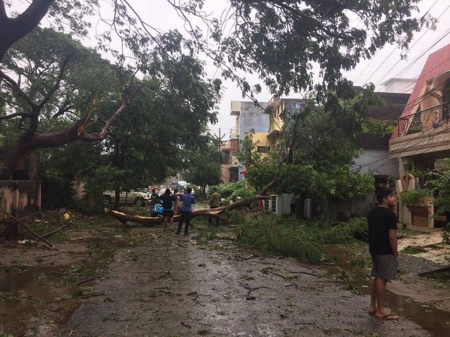 Cyclone Titli Effect on Andhrapradesh Photos