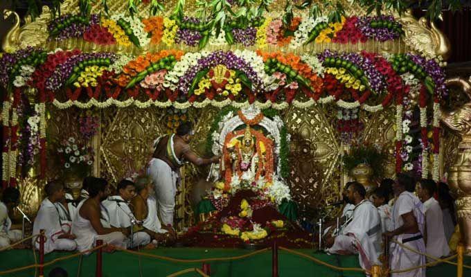 Dasara Celebrations: Sri Mahalakshmi Devi at Indrakiladri Temple