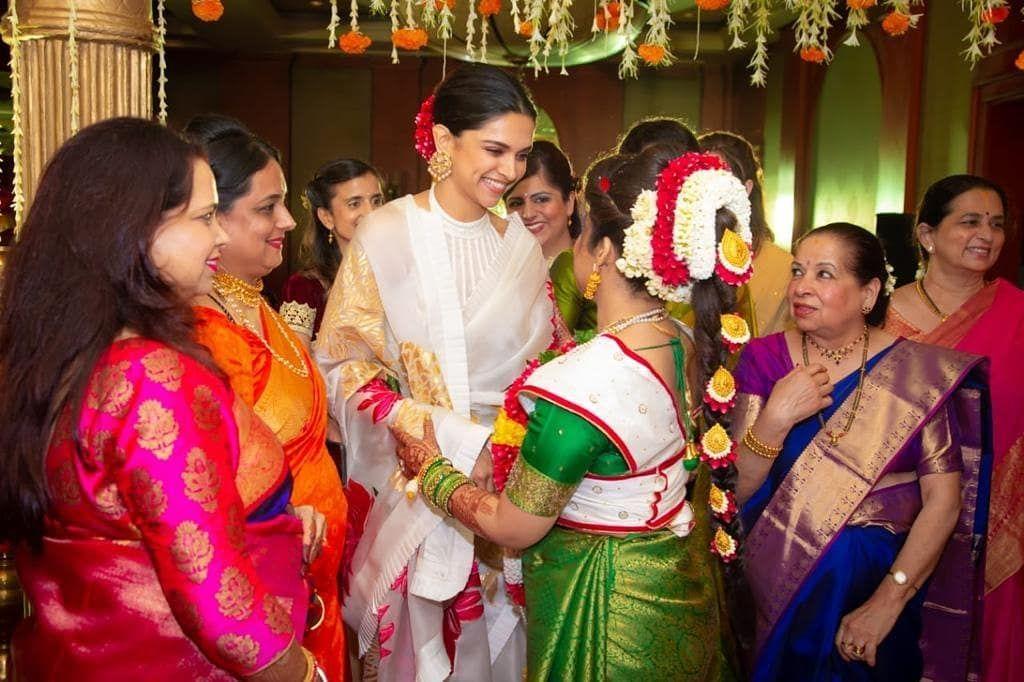 Deepika and Ranveer at wedding