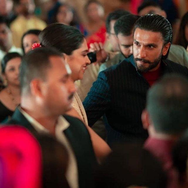 Deepika and Ranveer at wedding