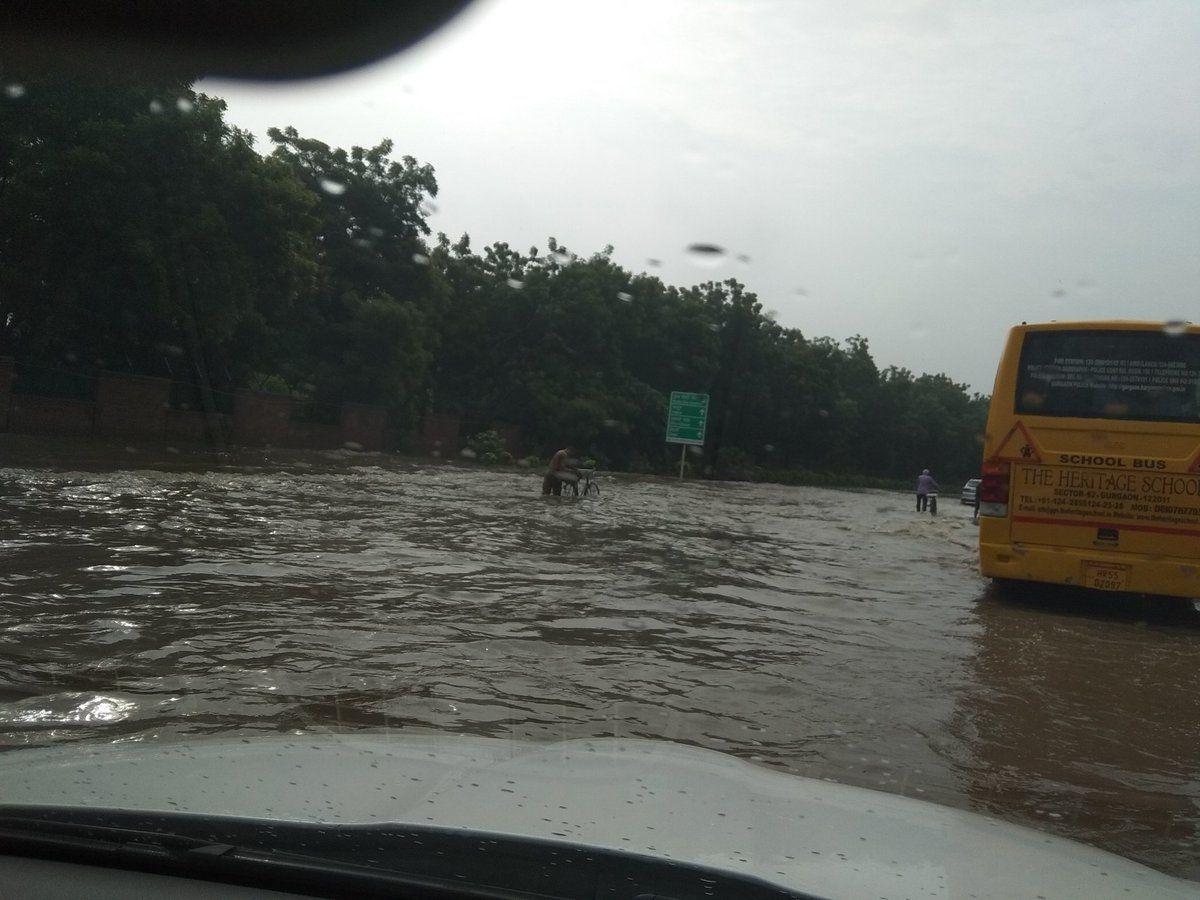 Delhi Rains: Heavy rainfall lashes parts of the national capital