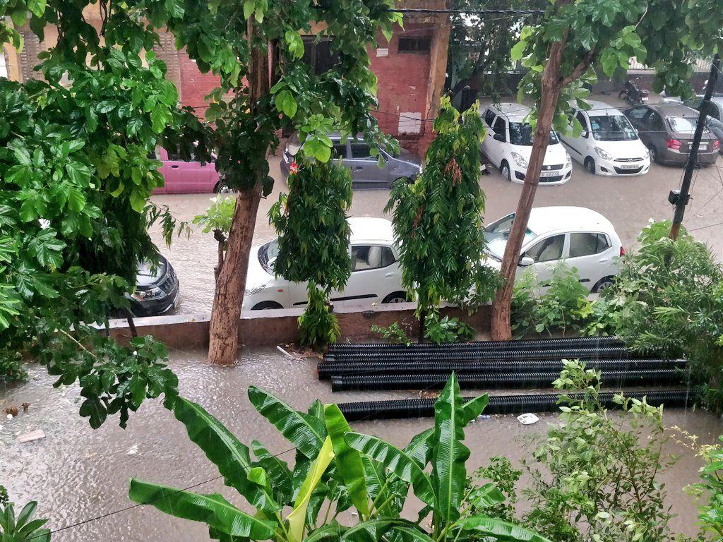 Delhi Rains: Heavy rainfall lashes parts of the national capital