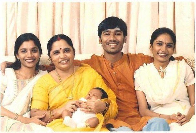 Dhanush with his Family Rare Photos