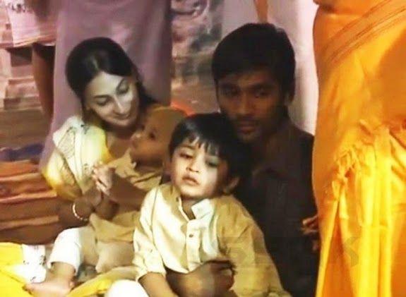 Dhanush with his Family Rare Photos