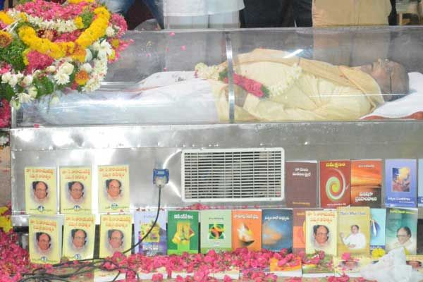 Funeral George Reddy Dr C Narayana Reddy Funeral Photos