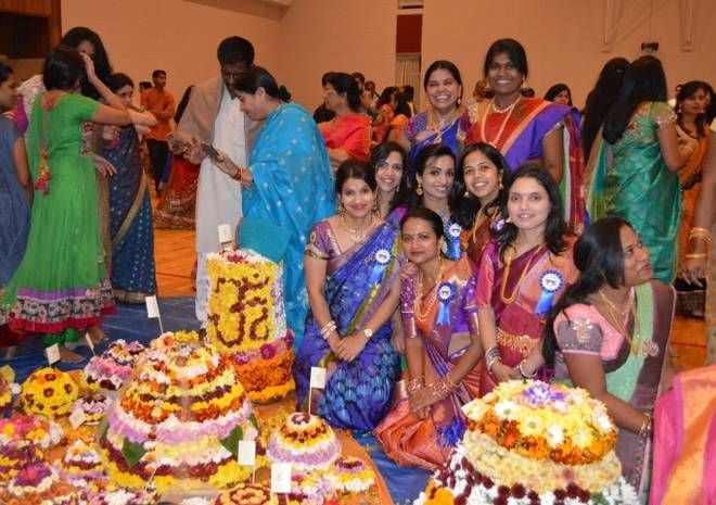 Dussehra Bathukamma images