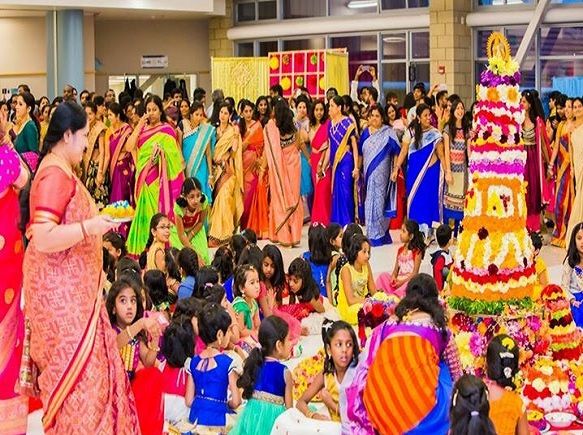 Dussehra Bathukamma images