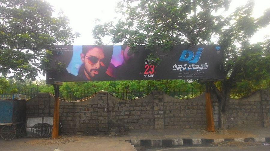 Duvvada Jagannadham Movie Promotions, Hoardings & Latest Stills