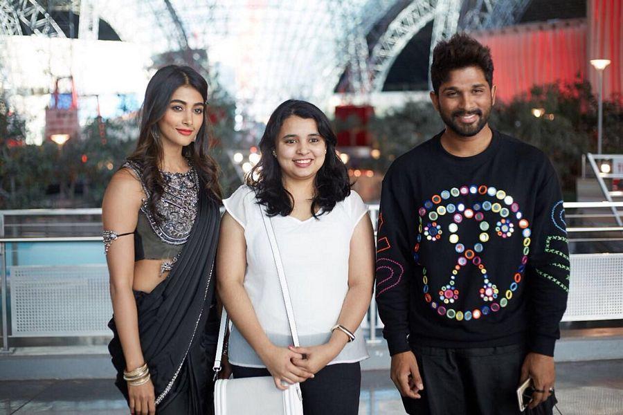 Duvvada Jagannadham Working Stills Leaked