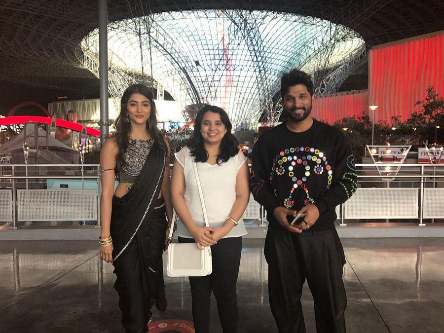 Duvvada Jagannadham Working Stills Leaked