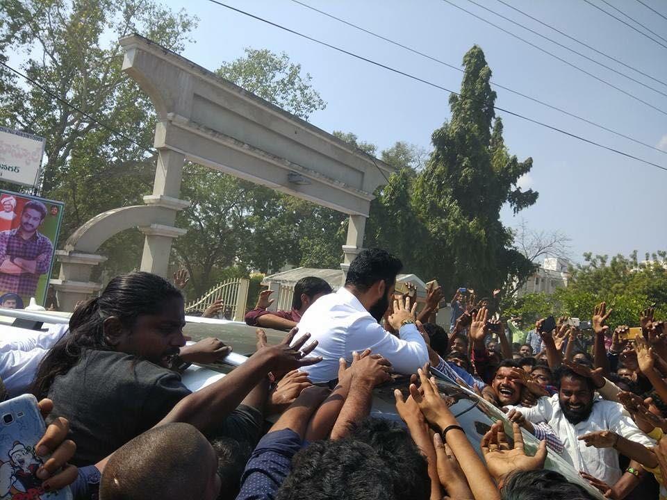 EXCLUSIVE: Young Tiger NTR at Bhadrachalam Temple Photos