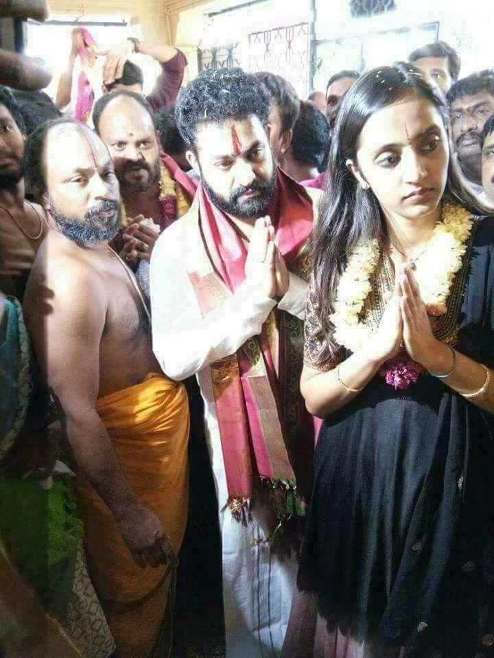 EXCLUSIVE: Young Tiger NTR at Bhadrachalam Temple Photos