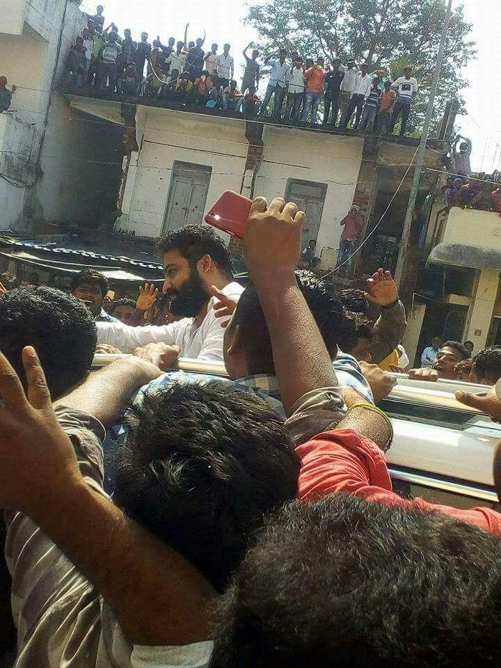 EXCLUSIVE: Young Tiger NTR at Bhadrachalam Temple Photos