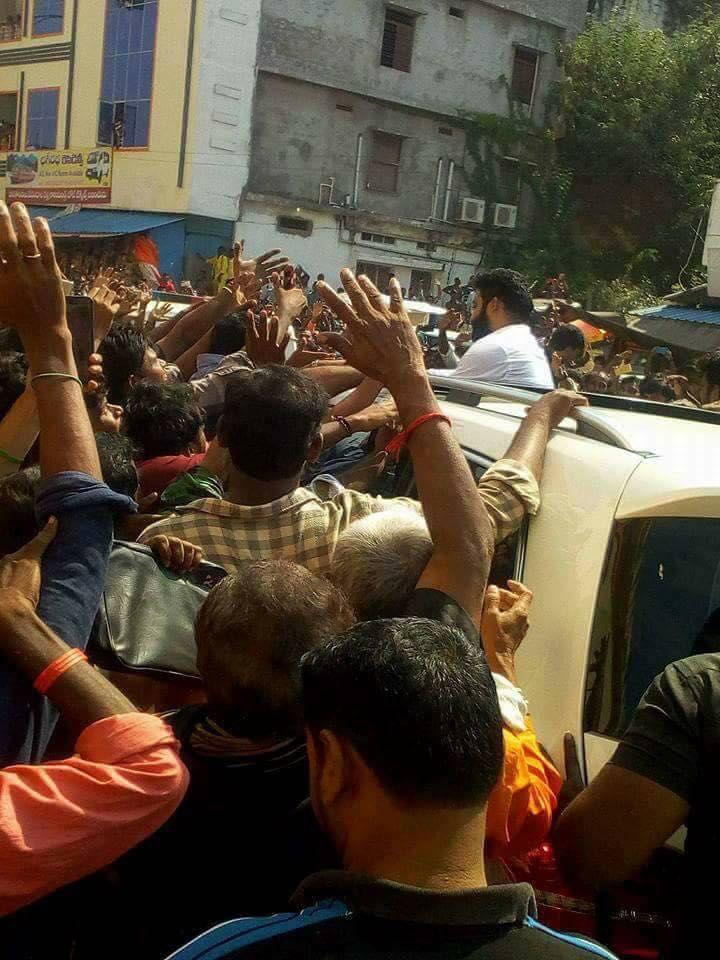 EXCLUSIVE: Young Tiger NTR at Bhadrachalam Temple Photos