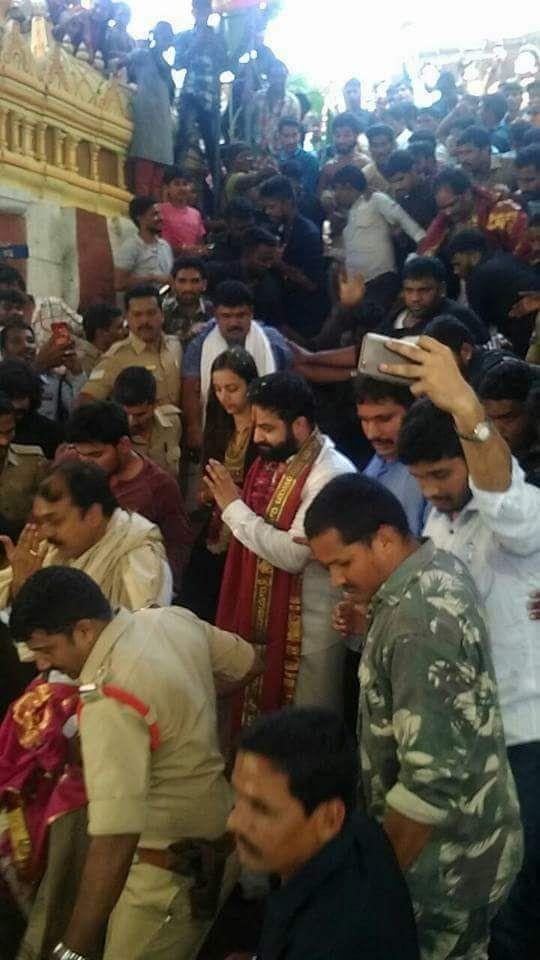 EXCLUSIVE: Young Tiger NTR at Bhadrachalam Temple Photos