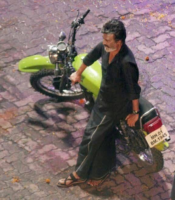 Exclusive: Superstar Rajinikanth at Kaala Shooting Spot Photos