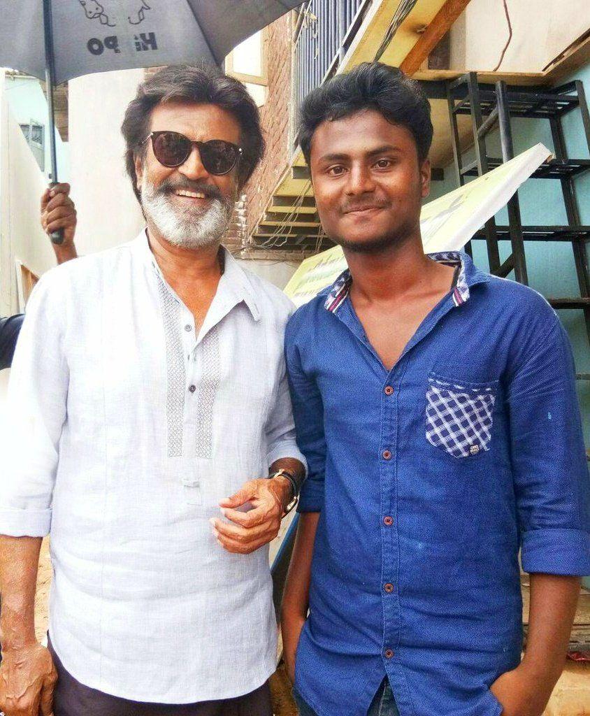 Exclusive: Superstar Rajinikanth at Kaala Shooting Spot Photos