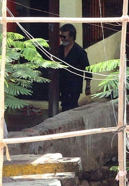 Exclusive: Superstar Rajinikanth at Kaala Shooting Spot Photos